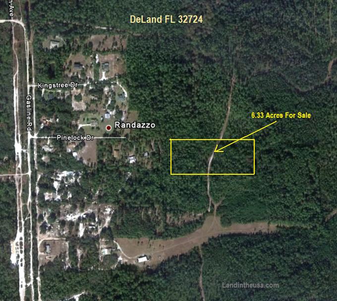 Volusia County DeLand Florida Lots for sale