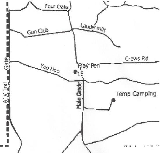 River Ranch Acres Section 15 Campsites Map