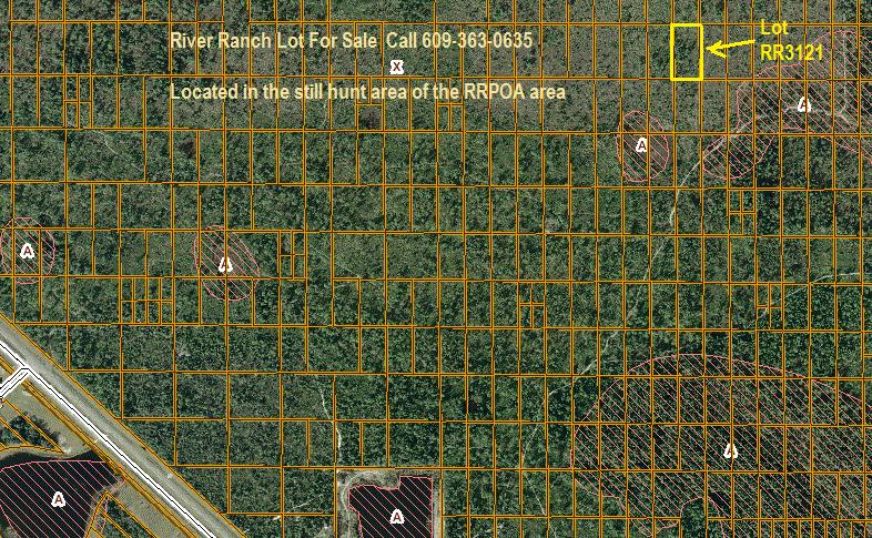River Ranch Acres Hunting lot Access land RRPOA