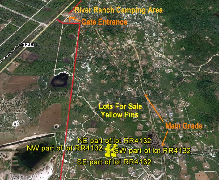 River Ranch Acres Florida Recreational RRPOA Property Camp lot Campsite