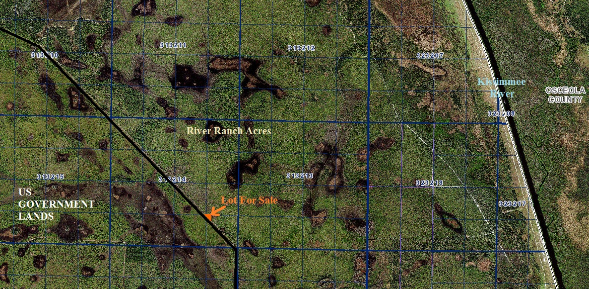 River Ranch Acres in the RRPOA hunt area Access lot for sale